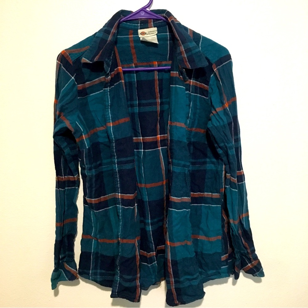 🆓️Free w/ Bundle⟢ Dickies Long Sleeve Button Down Shirt - Womens’ Size L